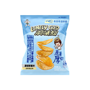 【新品推荐】旺旺浪味仙原切厚薯片海盐味办公室低温油炸零食