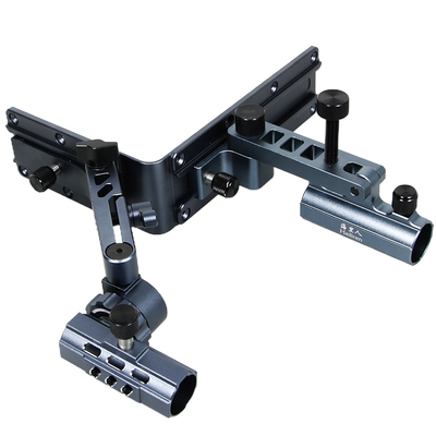 钓箱配件包角滑轨前置炮台架特价