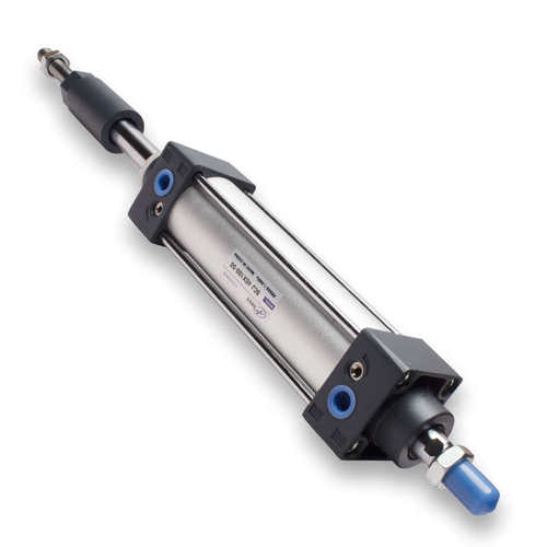 SCJ32x50标准气缸小型气动配件全套可调双行程双杆气钢双头活塞杆