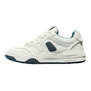 潮牌男款2025新款皮面软底休闲鞋秋冬加绒保暖板鞋轻便舒适款棉鞋