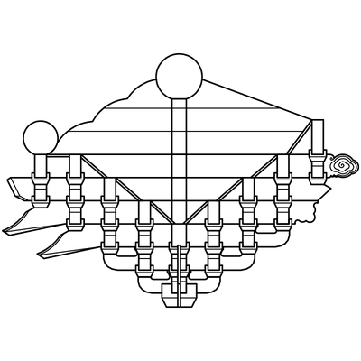 九踩平身科斗拱CAD-清式重翘重昂