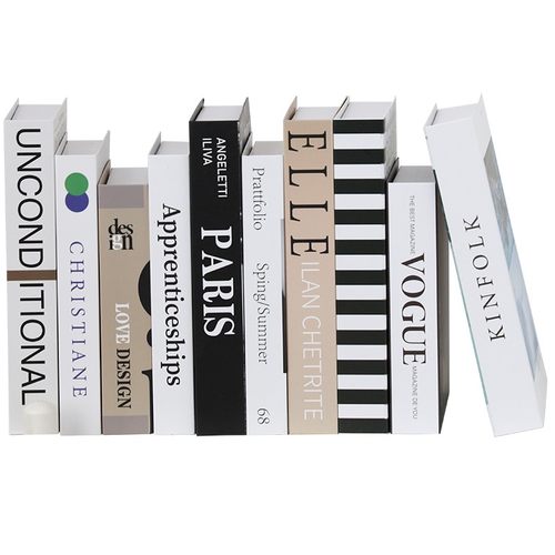 简约现代假书仿真书装饰品道具摆设模型北欧风格创意客厅书柜摆件