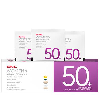 GNC女性复合维生素鱼油辅酶Q10