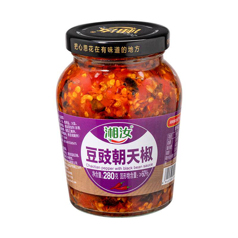 湘汝辣椒豆豉朝天椒湖南特产