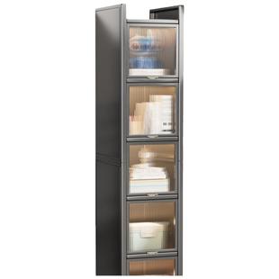 厨房置物架落地多层微波炉收纳橱柜置物柜多功能储物夹缝极窄收纳