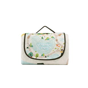 易旅野餐垫防潮垫秋游露营户外防水防潮加厚便携手提草坪帐篷垫子