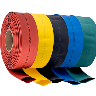 环保阻燃彩色热缩管电缆线铜牌大口径收缩管加厚防水高压绝缘套管