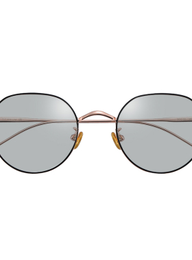 眼镜复古风浅灰色偏光镜明星同款