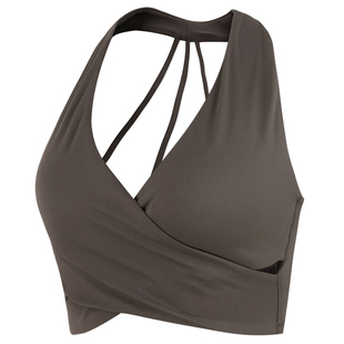 健身女孩一体式运动内衣防震普拉提训练文胸外穿性感美背瑜伽背心