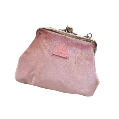 3ce三熹玉丝绒斜挎链条包韩系ins