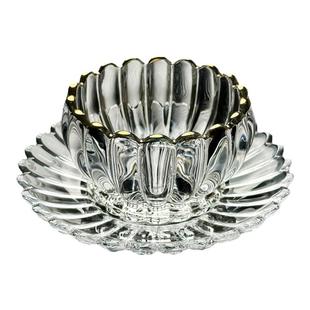 透明水晶玻璃碗燕窝盅甜品杯高级感精致小果盘美容院轻奢水果果碟