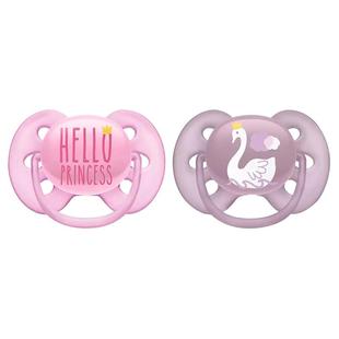 【自营】飞利浦新安怡新生婴幼儿宝宝安抚奶嘴防胀气1岁2件装