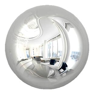 壁挂北欧仿不锈钢圆球艺术免钉墙饰金属装饰客厅墙上饰品遮丑挂饰