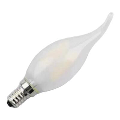 拉尾暖光磨砂细口照明LED灯泡