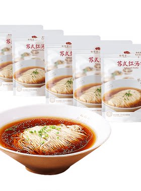 松鹤楼汤面5袋装囤货装送焖肉1袋
