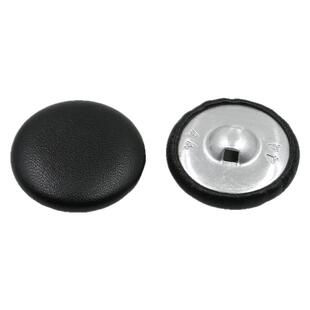 三爱黑色皮纽扣沙发皮扣皮衣大衣外套圆形百搭皮衣包皮扣子钮扣