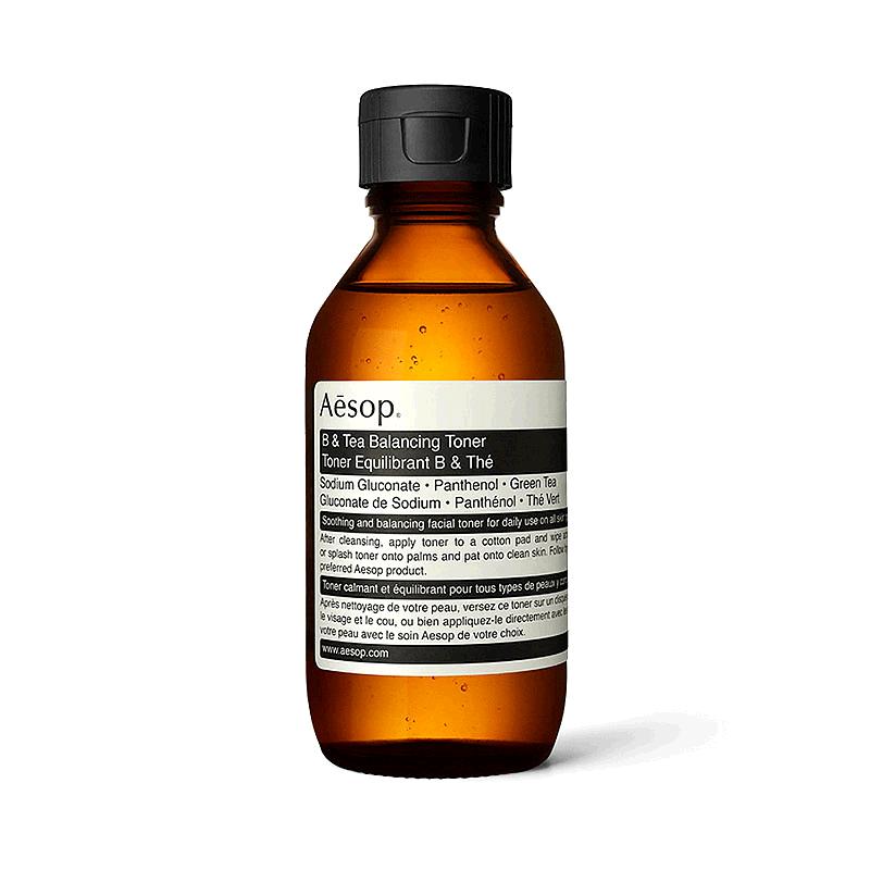 欧洲直邮Aesop伊索B&绿茶平衡调理液100/200ml香芹籽抗氧苦正品