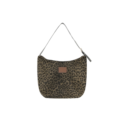 妖精的口袋复古豹纹单肩斜挎包