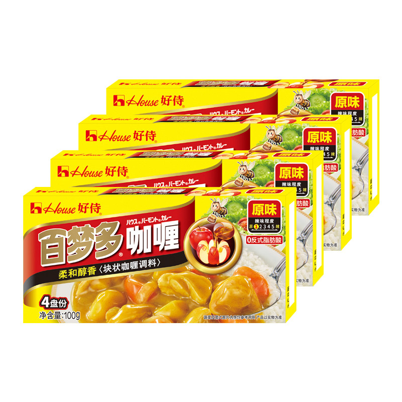 好侍百梦多原味100g*4