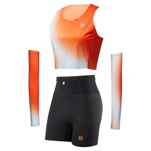 科里芙运动背心女套装马拉松跑步健身服上衣训练专业羽毛球网球服