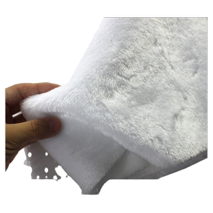 毛绒布料柜台垫底布背景布手机珠宝展示垫毛毛面料白黑色饰品桌布