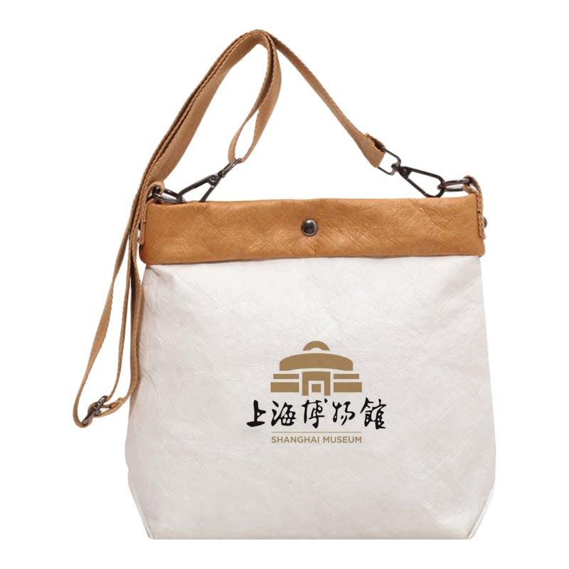 mini斜挎杜邦纸袋定制logo