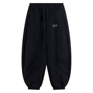 男童冬季韩范加绒运动休闲卫裤2025新款青少年儿童加厚防风裤子潮