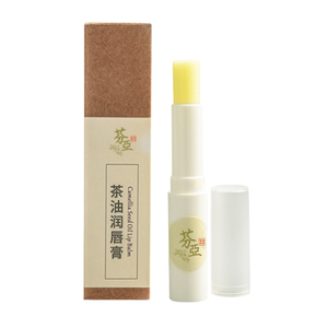芬亚山茶油润唇膏 天然植物油蜂蜡滋润保湿补水唇部护理原味无色