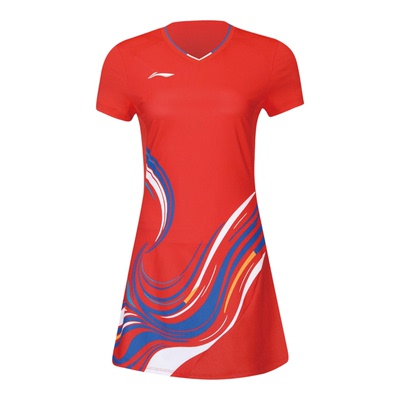 李宁羽毛球服速干透气防走光