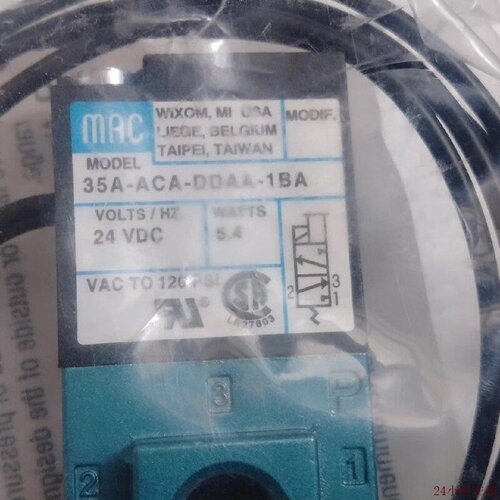 可维修注意看图片看清楚MAC电磁阀型号35AACADDAA1BA工程剩余全新