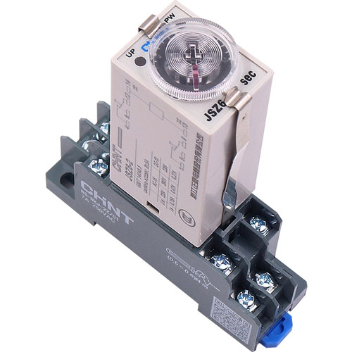 正泰JSZ6-2通电延时时间继电器h3y延迟通电控制直流220v24v12V秒S