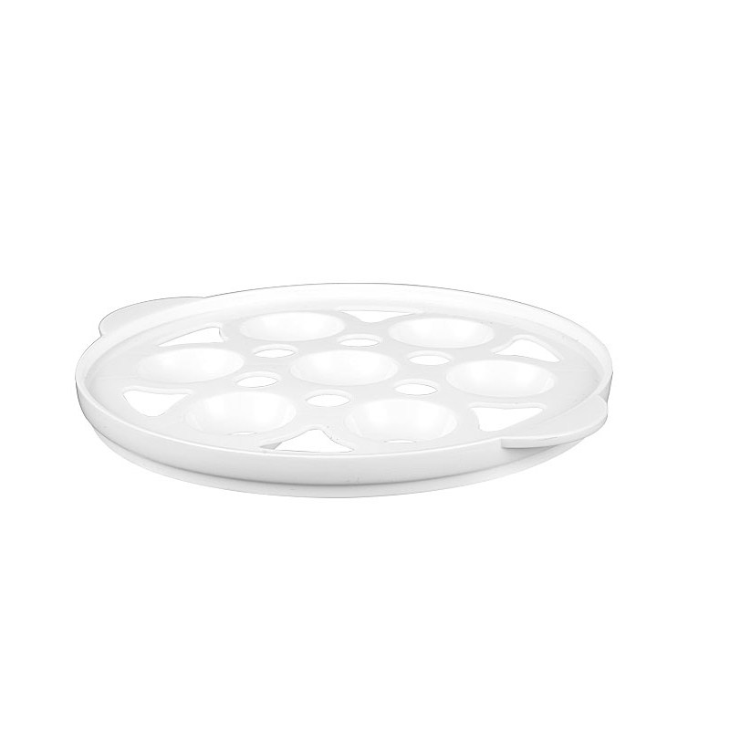 奥克斯煮蛋器配件蒸蛋器盖子托架蛋架中层框塑料pp不锈钢通用15cm