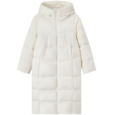 森马羽绒服女中长款防水面包服