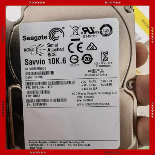 【问价】希捷ST300MM0006  300G 10K.6 sas