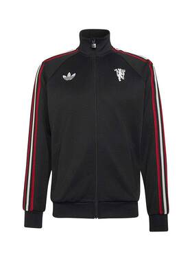Adidas阿迪达斯三叶草男装2026春季新款MUFC OG TT针织夹克JZ2230
