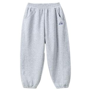 儿童裤子新款运动裤男童秋冬卫裤男孩加厚长裤童装女童运动裤衣服