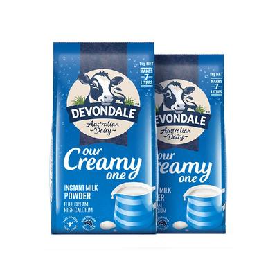 德运全脂澳洲进口奶粉1kg×2袋