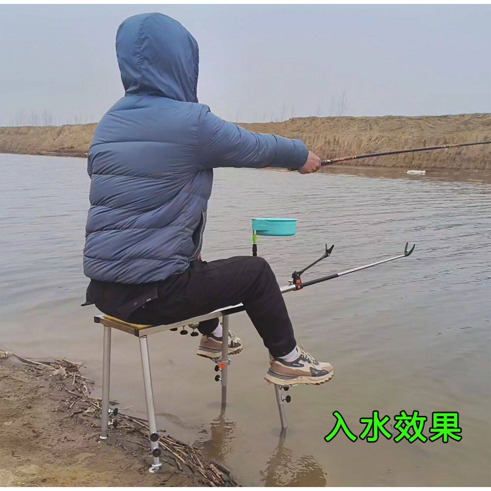 超轻型钓台2026新型钓椅通用款钓鱼平台便携式口袋小号钓椅可折叠