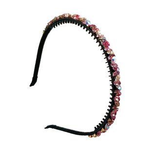 包邮韩版气质进口奥登水钻彩钻彩钻闪亮宽发箍发卡头箍发饰头饰品