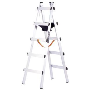 加厚焊接铝合金装修人字梯可行走梯子木工铝梯家用折叠工程楼梯米