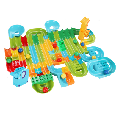 大颗粒积木配件轨道滑道滚珠小球滑梯儿童益智拼装玩具散装零件