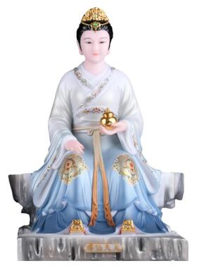 四大家族胡三太爷太奶黄装饰摆件