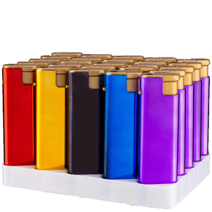 金属防风打火机定制定做订做印50支盒耐用充气高端高颜值正品批发