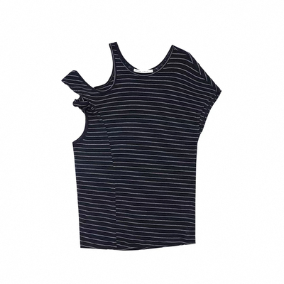 现货SquareCircle方圆条纹短袖