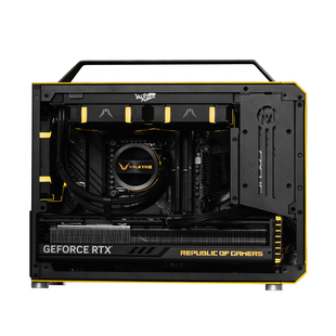 方糖机械大师_CMax便携手提MATX紧凑型240水冷电竞台式电脑铝机箱