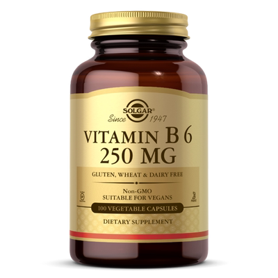 美国进口维生素B6片100mg100粒
