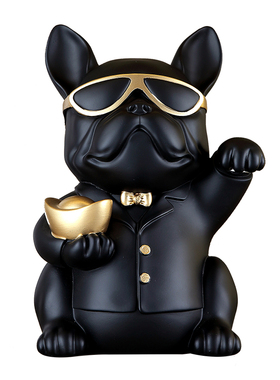 树脂存钱罐简约高档客厅摆件