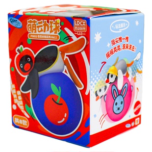 PINGU企鹅奇思妙想盲盒萌动球不倒翁解压桌面摆件公仔周边礼物