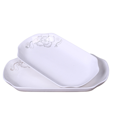 骨瓷圆盘小清新菜盘鱼盘大众