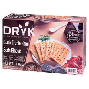 迪瓦克黑松露火腿苏打饼干藜麦奇亚籽风味平替休闲零食咸味苏打饼